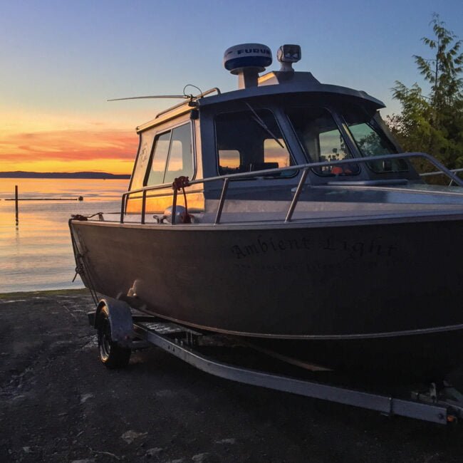 Ambient Light tour boat used on photo tours