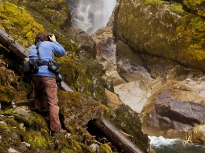 Wasserfall im Knight Inlet
